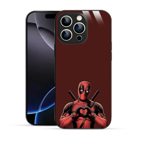 Bornstud Deadpool Love Printed Case for iPhone 16 Pro Max