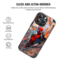 Bornstud Spider-Man Urban Art Printed Case for iPhone 13 Pro Max