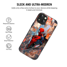 Bornstud Spider-Man Urban Art Printed Case for iPhone 15