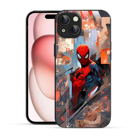 Bornstud Spider-Man Urban Art Printed Case for iPhone 15 Plus