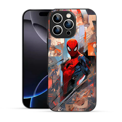 Bornstud Spider-Man Urban Art Printed Case for iPhone 16 Pro Max