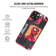 Bornstud Webbed Hero Collage Printed Case for iPhone 15 Plus