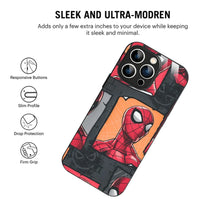 Bornstud Webbed Hero Collage Printed Case for iPhone 16 Pro Max