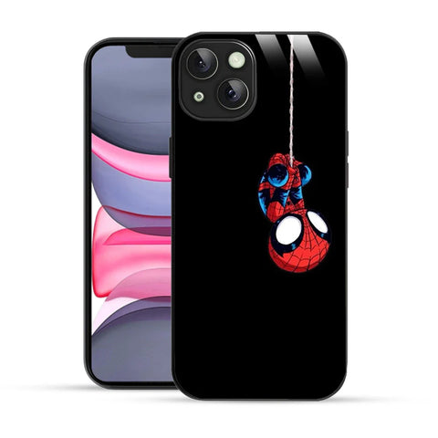 Bornstud Hanging Spider-Man Printed Case for iPhone 14