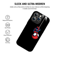 Bornstud Hanging Spider-Man Printed Case for iPhone 14 Pro