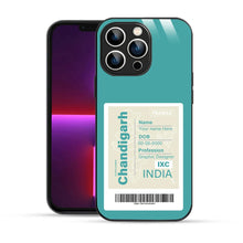 Bornstud Personalised my City tag Printed Case Light Sea Green
