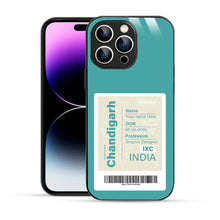 Bornstud Personalised my City tag Printed Case Light Sea Green