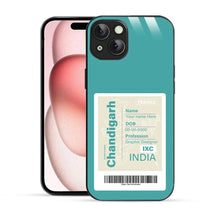 Bornstud Personalised my City tag Printed Case Light Sea Green