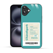Bornstud Personalised my City tag Printed Case Light Sea Green