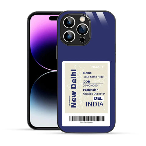 Bornstud Personalised my City tag Printed Case for iPhone 14 Pro Rhino