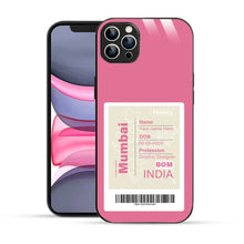 Bornstud Personalised my City tag Printed Case Blush Red