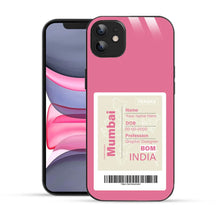 Bornstud Personalised my City tag Printed Case Blush Red