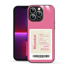 Bornstud Personalised my City tag Printed Case Blush Red