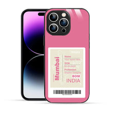 Bornstud Personalised my City tag Printed Case Blush Red
