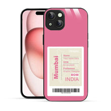 Bornstud Personalised my City tag Printed Case Blush Red