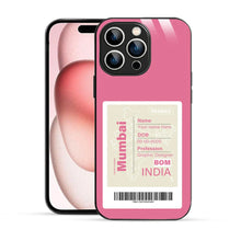 Bornstud Personalised my City tag Printed Case Blush Red