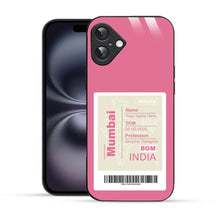 Bornstud Personalised my City tag Printed Case Blush Red