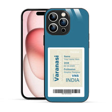 Bornstud Personalised my City tag Printed Case Muted Blue