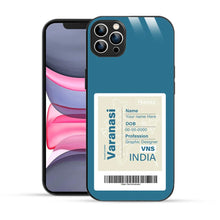 Bornstud Personalised my City tag Printed Case Muted Blue