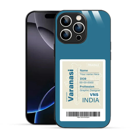 Bornstud Personalised my City tag Printed Case Muted Blue