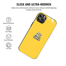 Bornstud No Bad Vibes Printed Case for iPhone 12 Pro