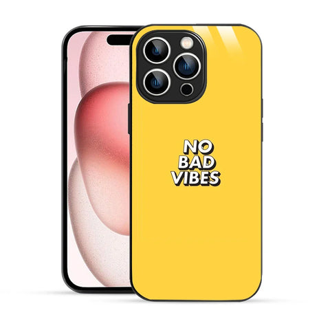 Bornstud No Bad Vibes Printed Case for iPhone 15 Pro
