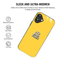 Bornstud No Bad Vibes Printed Case for iPhone 16 Plus