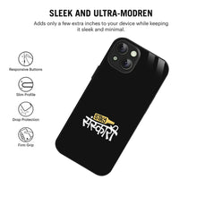 Bornstud Stay Sanskari Quote Printed Case for iPhone 14 Plus