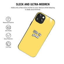 Bornstud Life is Good Quote Printed Case for iPhone 14