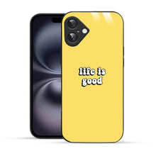 Bornstud Life is Good Quote Printed Case for iPhone 16