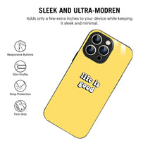 Bornstud Life is Good Quote Printed Case for iPhone 16 Pro Max