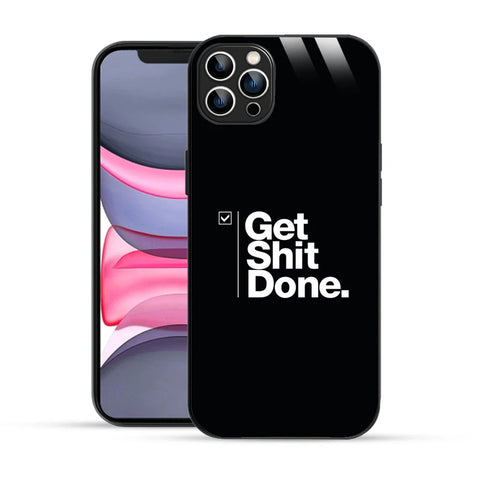 Bornstud Get It Done Quote Printed Case for iPhone 12 Pro
