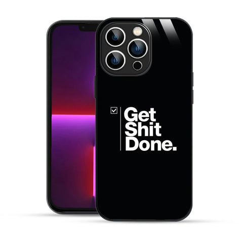 Bornstud Get It Done Quote Printed Case for iPhone 13 Pro
