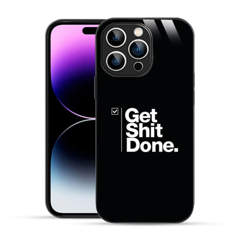 Bornstud Get It Done Quote Printed Case for iPhone 14 Pro