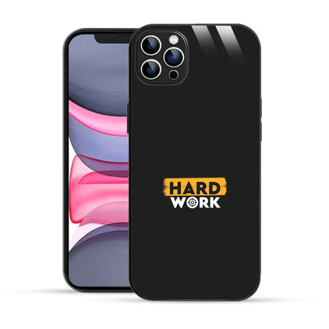 Bornstud Hard Work Quote Printed Case for iPhone 12 Pro