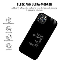 Bornstud Bold Reality Quote Printed Case for iPhone 12 Pro