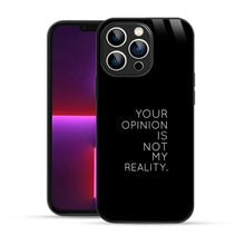 Bornstud Bold Reality Quote Printed Case for iPhone 13 Pro