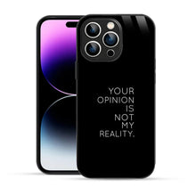 Bornstud Bold Reality Quote Printed Case for iPhone 14 Pro