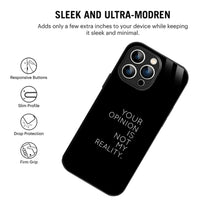 Bornstud Bold Reality Quote Printed Case for iPhone 14 Pro