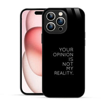 Bornstud Bold Reality Quote Printed Case for iPhone 15 Pro