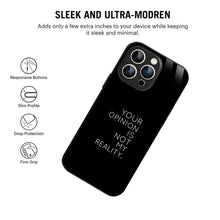 Bornstud Bold Reality Quote Printed Case for iPhone 15 Pro