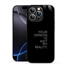 Bornstud Bold Reality Quote Printed Case for iPhone 16 Pro Max
