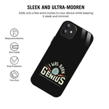 Bornstud Genius Mind Quote Printed Case for iPhone 12