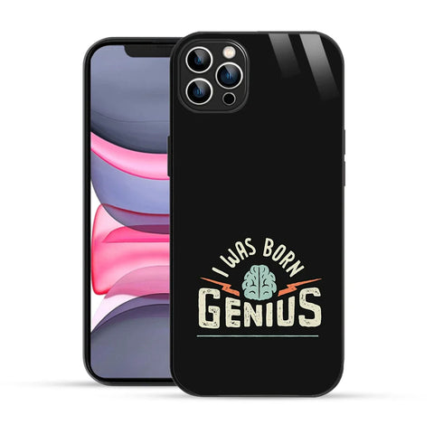 Bornstud Genius Mind Quote Printed Case for iPhone 12 Pro