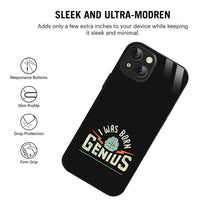 Bornstud Genius Mind Quote Printed Case for iPhone 13