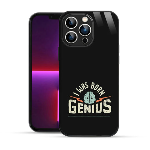 Bornstud Genius Mind Quote Printed Case for iPhone 13 Pro