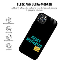 Bornstud Lazy Motivation Quote Printed Case for iPhone 12 Pro