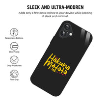 Bornstud Hakuna Matata Quote Printed Case for iPhone 16 Plus