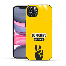 Bornstud Be Positive and Go Quote Printed Case for iPhone 12 Pro