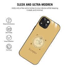 Bornstud Zodiac Scorpio Yellow Printed Case for iPhone 15 - Bornstud